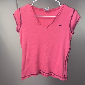 woman’s  tommy hilfiger cropped shirt